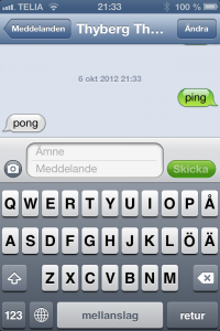 Continue reading: Android SMS-PingPong