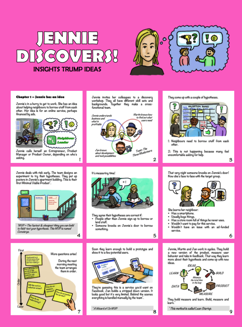 Continue reading: Lean Startup comic book “Jennie Discovers” now as a poster