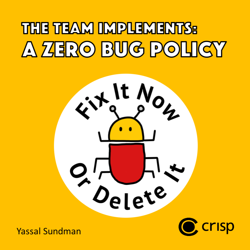 Continue reading: The Story of How to Implement a Zero Bug Policy